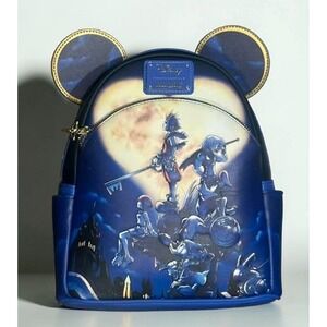 Loungefly Disney Kingdom Hearts Mickey Mini Backpack Sora Riku Kairi New In Hand